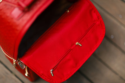 The Crown Collection (Large) Red Backpack